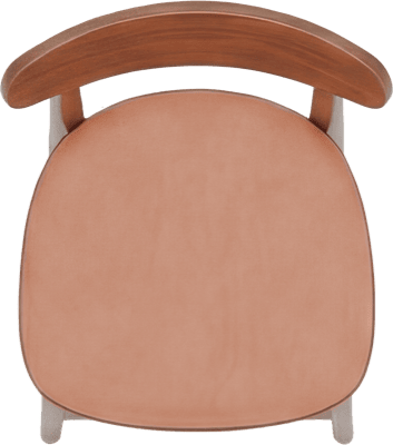 Terracotta chair gathering at the table